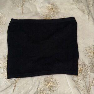 Essentials Classic Black Tube Top